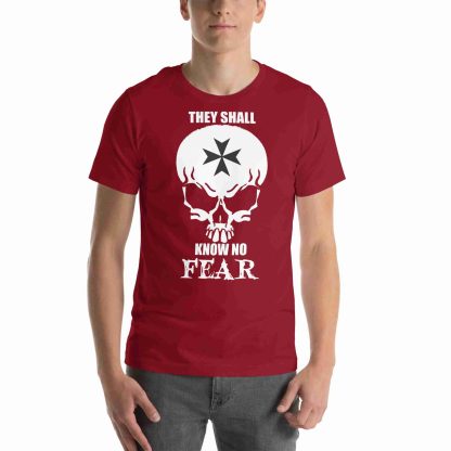warhammer 40k space marine know no fear unisex t-shirt