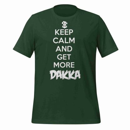 warhammer 40k ork keep calm and get more dakka unisex tee shirt