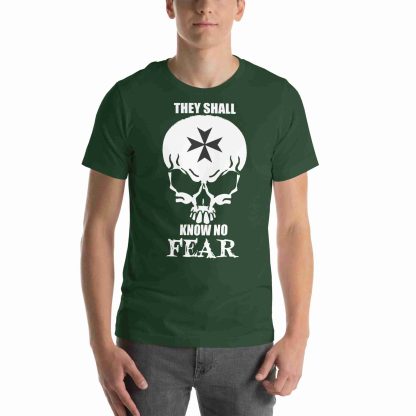 warhammer 40k space marine know no fear unisex t-shirt