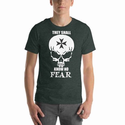 warhammer 40k space marine know no fear unisex t-shirt