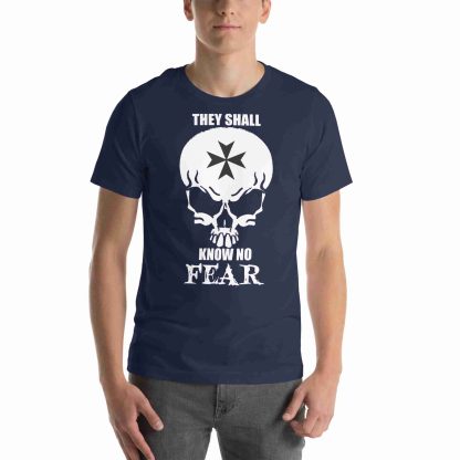 warhammer 40k space marine know no fear unisex t-shirt