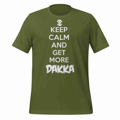 warhammer 40k ork keep calm and get more dakka unisex tee shirt