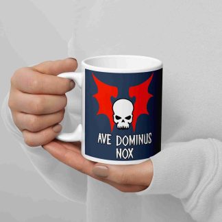 warhammer 40k chaos space marine night lords ave dominus nox ceramic coffee mug