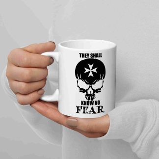 warhammer 40k coffee cup space marine they shall know no fear