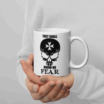 warhammer 40k coffee cup space marine they shall know no fear