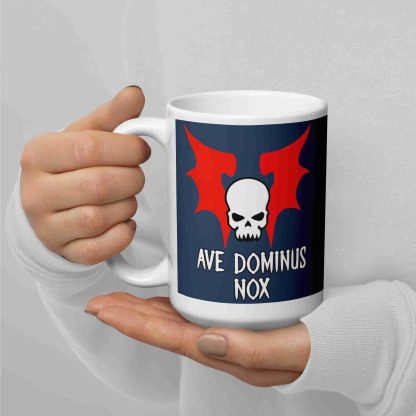 warhammer 40k chaos space marine night lords ave dominus nox ceramic coffee mug