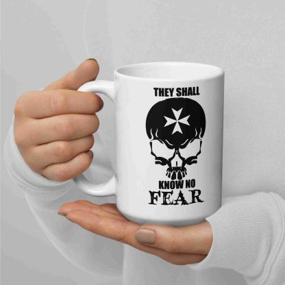 warhammer 40k coffee cup space marine they shall know no fear