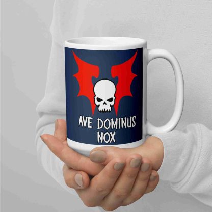 warhammer 40k chaos space marine night lords ave dominus nox ceramic coffee mug