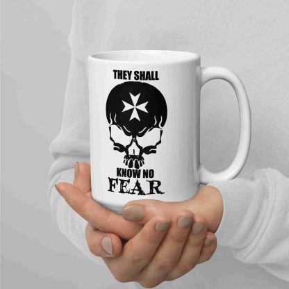 warhammer 40k coffee cup space marine they shall know no fear