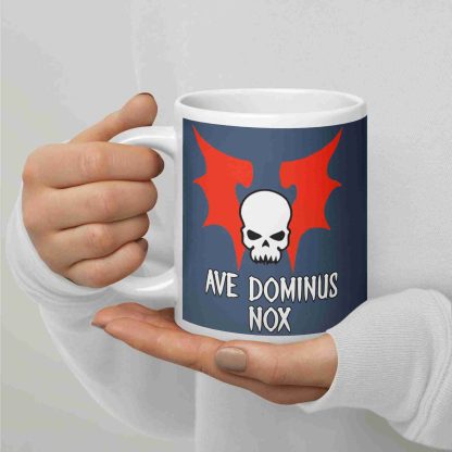 warhammer 40k chaos space marine night lords ave dominus nox ceramic coffee mug