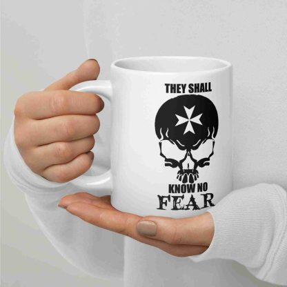 warhammer 40k coffee cup space marine they shall know no fear