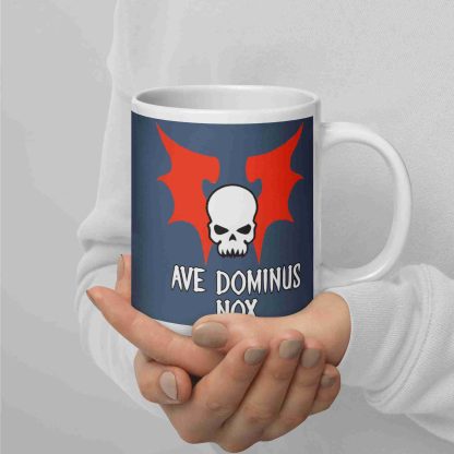 warhammer 40k chaos space marine night lords ave dominus nox ceramic coffee mug