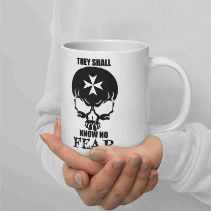 warhammer 40k coffee cup space marine they shall know no fear