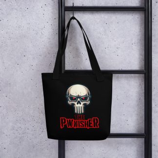 Stylish 100% Spun Polyester pwnishe Tote Bag punisher marvel comics