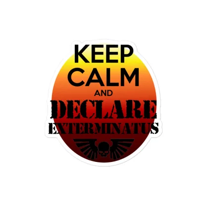 warhammer 40k inquisitor rosette exterminatus vinyl sapce marine sticker