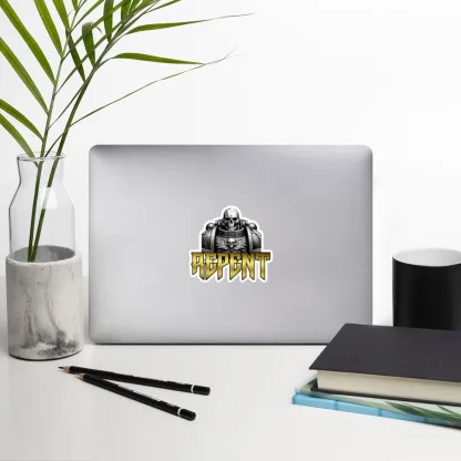 warhammer 40k chaos space marine heretic repent sticker