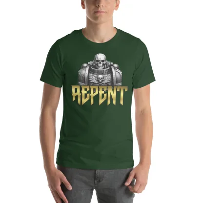 repent warhammer 40k space marine chaplain inquisitor unisex t-shirt