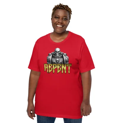repent warhammer 40k space marine chaplain inquisitor unisex t-shirt