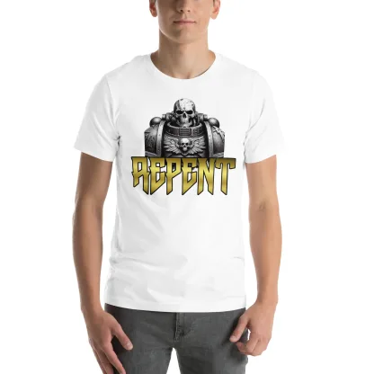 repent warhammer 40k space marine chaplain inquisitor unisex t-shirt