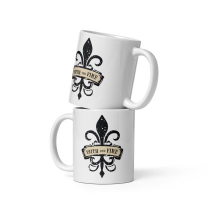 warhammer 40k sisters of battle faith and fire ceramic mug