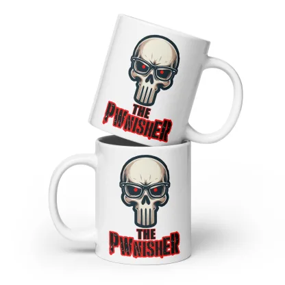 Dominate your day with the Pwnisher ceramic coffee mug - Image 3