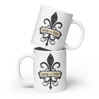 warhammer 40k sisters of battle faith and fire ceramic mug