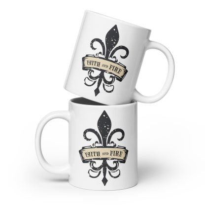 warhammer 40k sisters of battle faith and fire ceramic mug