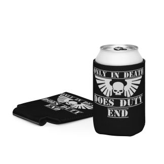 Only In Death Does Duty End - Neoprene Can Cooler warhammer 40k Space Marine