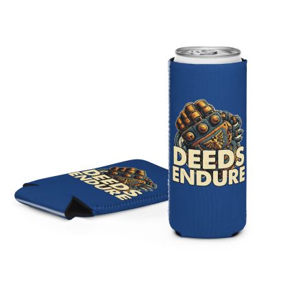 Deeds Endure Neoprene Can Cooler warhammer 40k space marine imperial guard stubby holder koozie