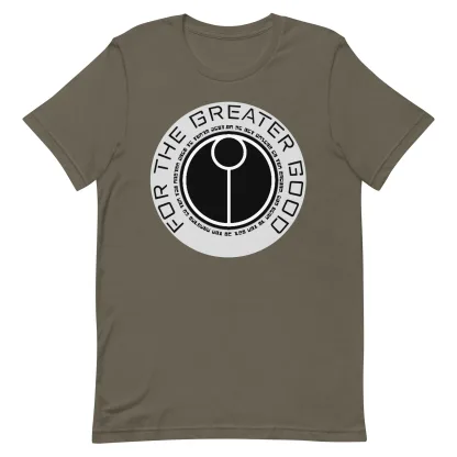 For the Greater Good Tau Unisex T-Shirt – Wear Your Loyalty with Pride - Image 3
