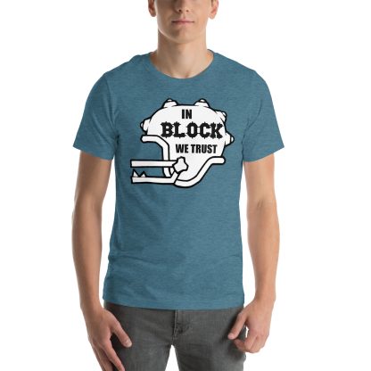 warhammer blood bowl in block we trust unisex tshirt merch games workshop