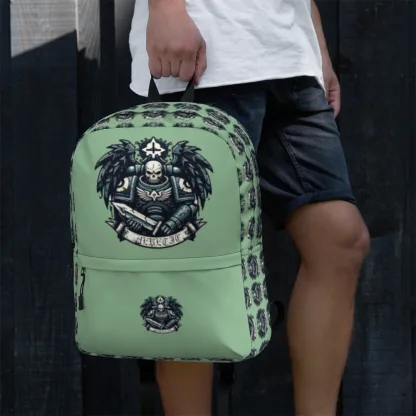 Your portable portal to the Warp: Heretic laptop Backpack back to school Warhammer 40k warhammer40k chaos space marine hours heresy