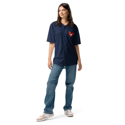 Night Lords Terror Tactics Recycled Baseball Jersey – Warhammer 40K Eco-Friendly Apparel