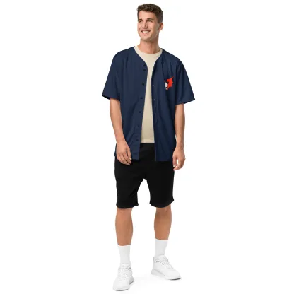 Night Lords Terror Tactics Recycled Baseball Jersey – Warhammer 40K Eco-Friendly Apparel