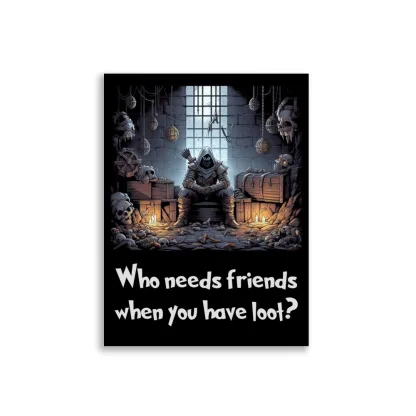 dnd53 dungeons and dragons thief fantasy wall art demotivational poster