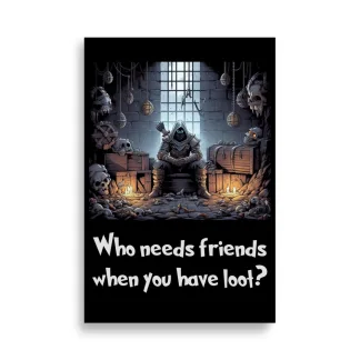 dnd53 dungeons and dragons thief fantasy wall art demotivational poster