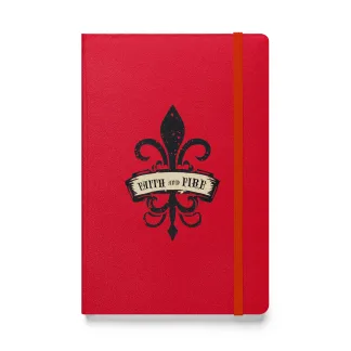 Sister of Battle Faith and Fire hardcover bound notebook warhammer 40k warhammer40k Adepta Sororitas artist's journal wargame fan gift present birthday games workshop