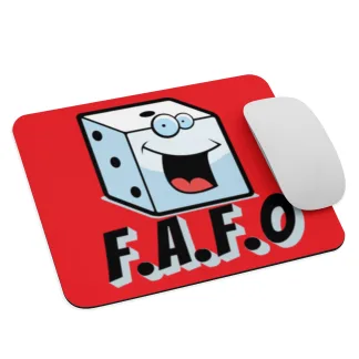 gaming mouse pad fuck around find out mat
