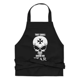 warhammer 40k space marine merch apron they shall know no fear
