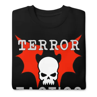 Night Lords' Terror Tactics Unisex Premium Sweatshirt - Warhammer 40K Inspired Apparel