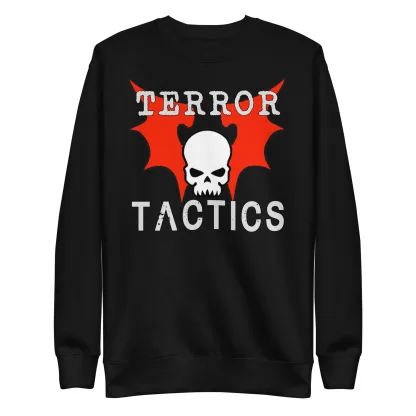 Night Lords' Terror Tactics Unisex Premium Sweatshirt - Warhammer 40K Inspired Apparel