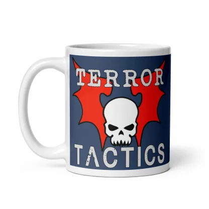 Night Lords "Terror Tactics" Ceramic Coffee & Tea Cup Warhammer 40K Chaos Mug
