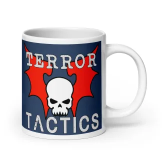 Night Lords "Terror Tactics" Ceramic Coffee & Tea Cup Warhammer 40K Chaos Mug