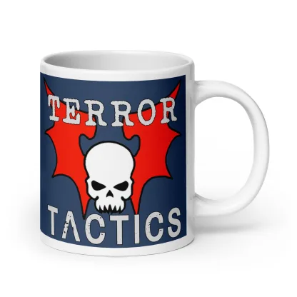 Night Lords "Terror Tactics" Ceramic Coffee & Tea Cup Warhammer 40K Chaos Mug
