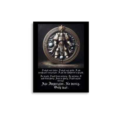 warhammer 40k motivational poster oath of moment wh40k