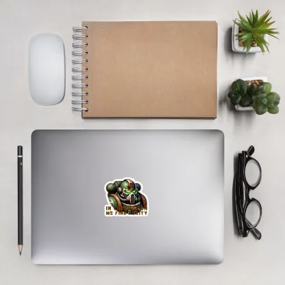 In Corruption We Find Purity" Vinyl Sticker – Embrace the Decay with Death Guard nurgle warhammer 40k chaos space marine