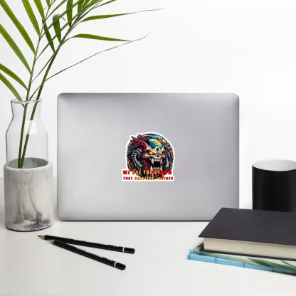 We Are the Storm That Shatters Empires Vinyl Sticker - Unleash Chaos and Destruction warhammer 40k world eaters