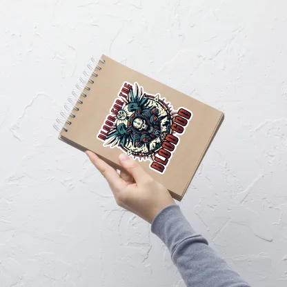 Blood for the Blood God Vinyl Sticker – Unleash Chaos with this Grim Dark Decal warhammer 40k khorne world eater