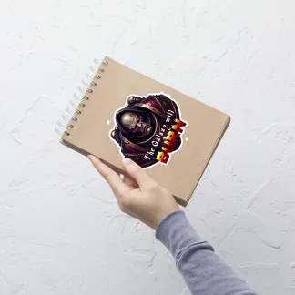 The Galaxy Will Burn – Grim Dark Vinyl Sticker