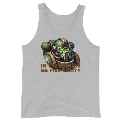 In Corruption We Find Purity Death Guard Unisex Tank Top – Embrace the Decay warhammer 40k nurgle chaos space marine